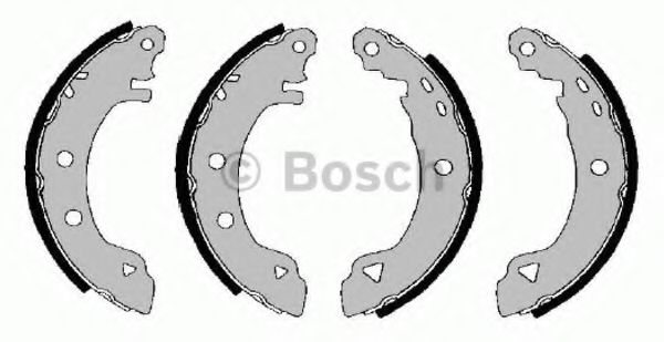 BOSCH - F 026 004 289 - Комплект тормозных колодок (Тормозная система)