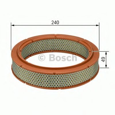 BOSCH - 1 457 429 953 - Воздушный фильтр (Система подачи воздуха)