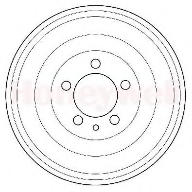 BENDIX - 329012B - Тормозной барабан