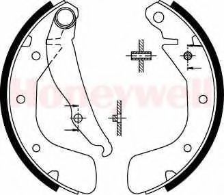 BENDIX - 362218B - Комплект тормозных колодок