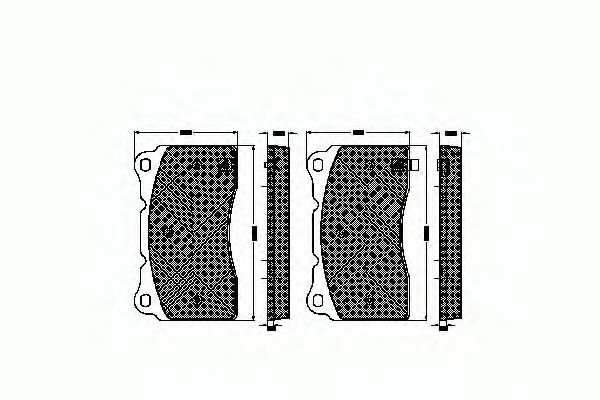 SPIDAN - 32916 - Комплект тормозных колодок, дисковый тормоз