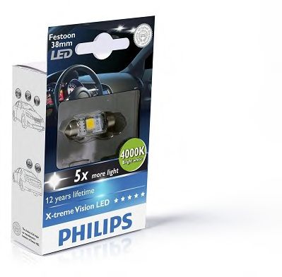 PHILIPS - 128584000KX1 - Лампа накаливания, oсвещение салона (Освещение)