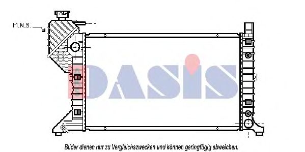 AKS DASIS - 132130N - Радиатор, охлаждение двигателя (Охлаждение)