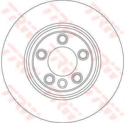 TRW - DF4305S - Тормозной диск (Тормозная система)