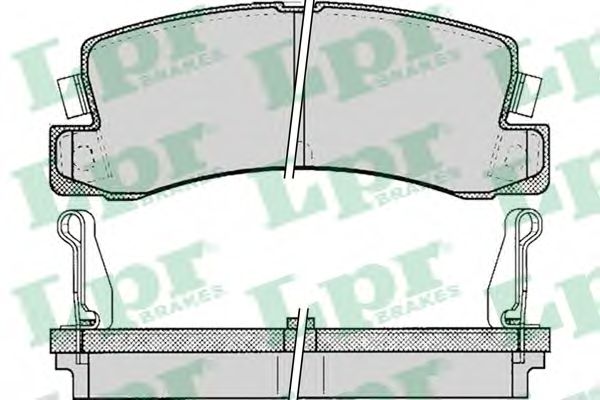 LPR - 05P061 - Комплект тормозных колодок, дисковый тормоз (Тормозная система)