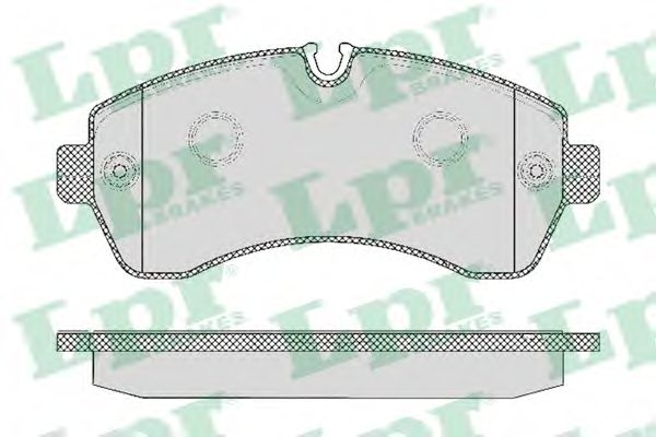 LPR - 05P1295 - Комплект тормозных колодок, дисковый тормоз (Тормозная система)