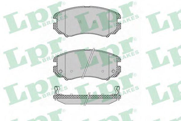 LPR - 05P1369 - Комплект тормозных колодок, дисковый тормоз (Тормозная система)
