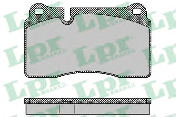 LPR - 05P1376 - Комплект тормозных колодок, дисковый тормоз (Тормозная система)