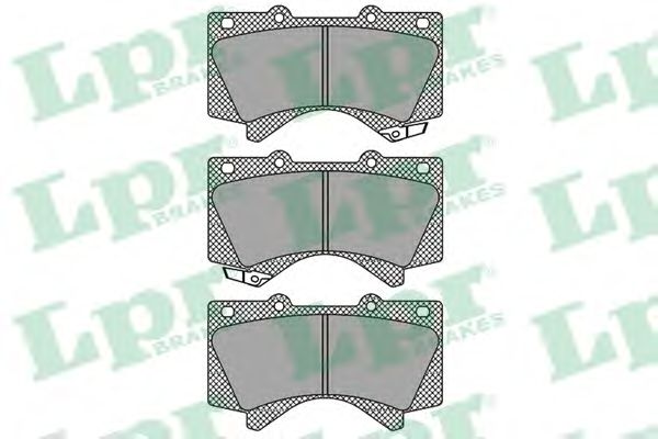 LPR - 05P1418 - Комплект тормозных колодок, дисковый тормоз (Тормозная система)