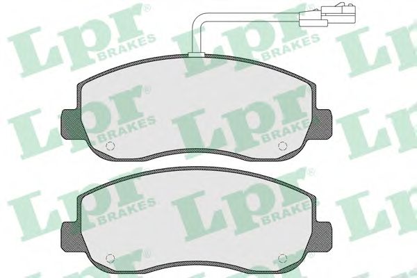 LPR - 05P1579 - Комплект тормозных колодок, дисковый тормоз (Тормозная система)