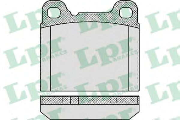 LPR - 05P362 - Комплект тормозных колодок, дисковый тормоз (Тормозная система)