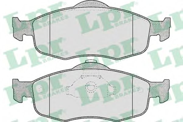 LPR - 05P471 - Комплект тормозных колодок, дисковый тормоз (Тормозная система)