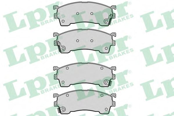 LPR - 05P559 - Комплект тормозных колодок, дисковый тормоз (Тормозная система)