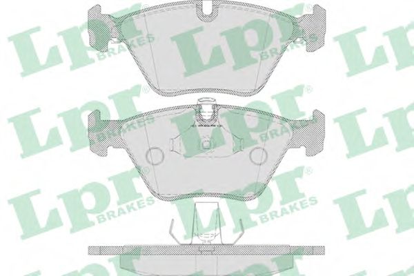 LPR - 05P649 - Комплект тормозных колодок, дисковый тормоз (Тормозная система)