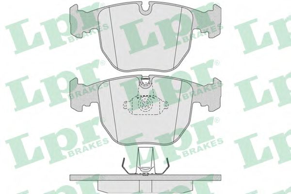 LPR - 05P771 - Комплект тормозных колодок, дисковый тормоз (Тормозная система)