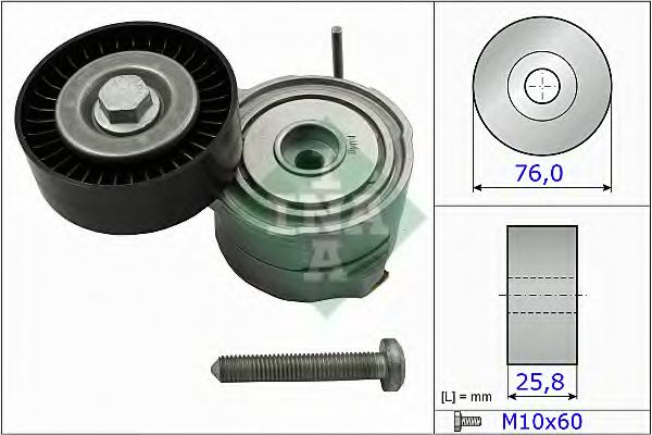 INA - 534 0375 10 - Натяжная планка, поликлиновой ремень (Ременный привод)