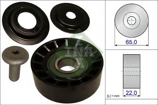 INA - 532 0639 10 - Паразитный / ведущий ролик, поликлиновой ремень (Ременный привод)