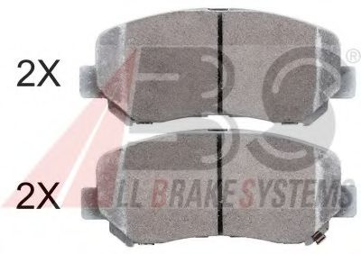 A.B.S. - 37929 - Комплект тормозных колодок, дисковый тормоз (Тормозная система)