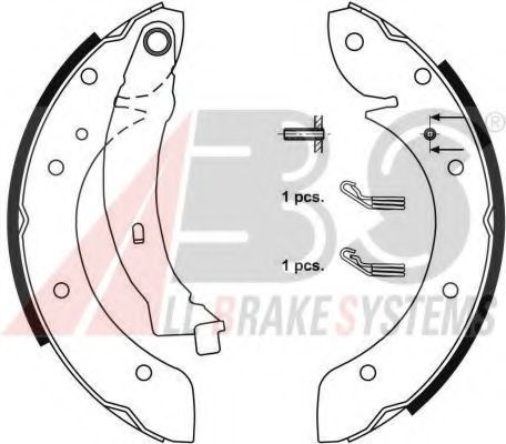 A.B.S. - 9065 - Комплект тормозных колодок (Тормозная система)