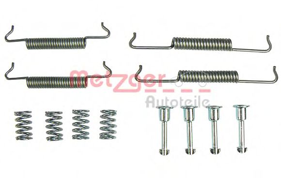 METZGER - KR 665 - Комплект тормозных колодок, стояночная тормозная система (Тормозная система)