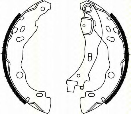 TRISCAN - 8100 10009 - Комплект тормозных колодок (Тормозная система)