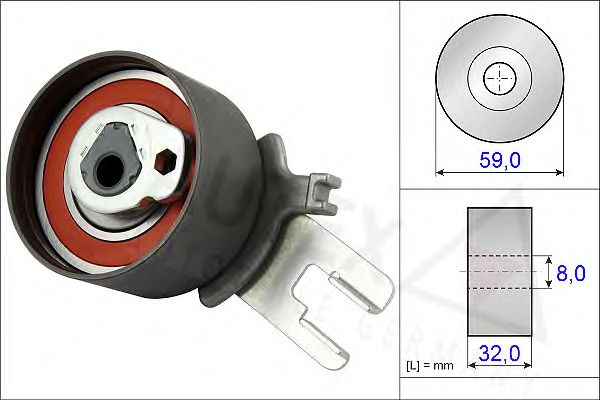 AUTEX - 654825 - Натяжной ролик, ремень ГРМ (Ременный привод)