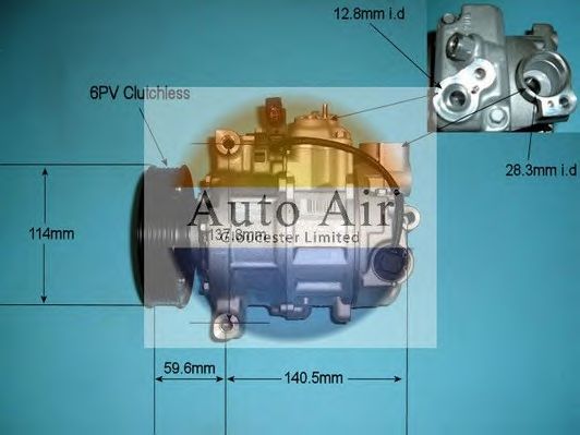 AUTO AIR GLOUCESTER - 14-9691 - Компрессор, кондиционер (Кондиционер)