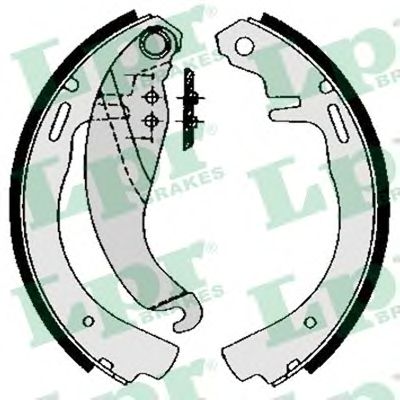LPR - 02490 - Комплект тормозных колодок (Тормозная система)