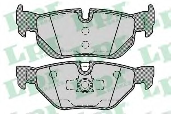 LPR - 05P1252 - Комплект тормозных колодок, дисковый тормоз (Тормозная система)