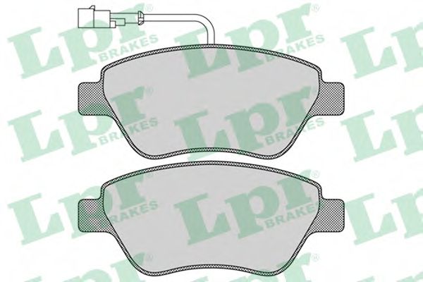 LPR - 05P1266 - Комплект тормозных колодок, дисковый тормоз (Тормозная система)