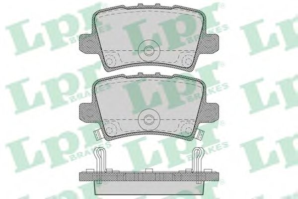 LPR - 05P1273 - Комплект тормозных колодок, дисковый тормоз (Тормозная система)