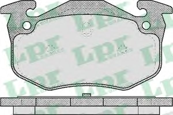 LPR - 05P582 - Комплект тормозных колодок, дисковый тормоз (Тормозная система)