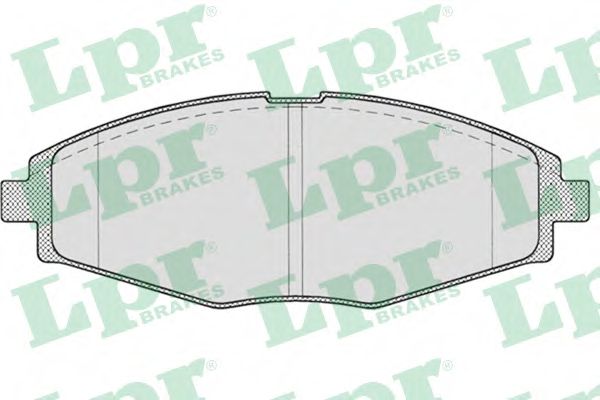 LPR - 05P693 - Комплект тормозных колодок, дисковый тормоз (Тормозная система)