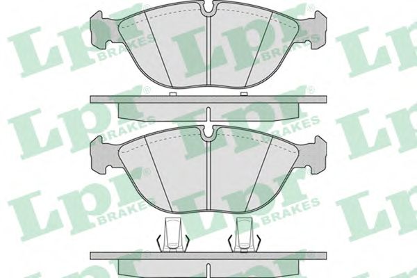 LPR - 05P881 - Комплект тормозных колодок, дисковый тормоз (Тормозная система)