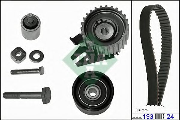 INA - 530 0619 10 - Комплект ремня ГРМ (Ременный привод)