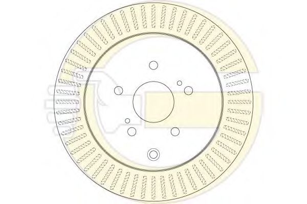 GIRLING - 6063512 - Тормозной диск (Тормозная система)