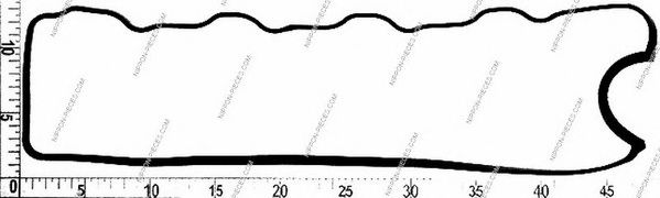 NPS - M122I08 - Прокладка, крышка головки цилиндра (Головка цилиндра)
