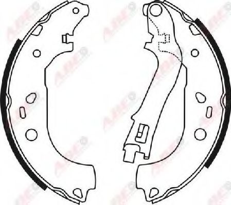 ABE - C0F032ABE - Комплект тормозных колодок (Тормозная система)
