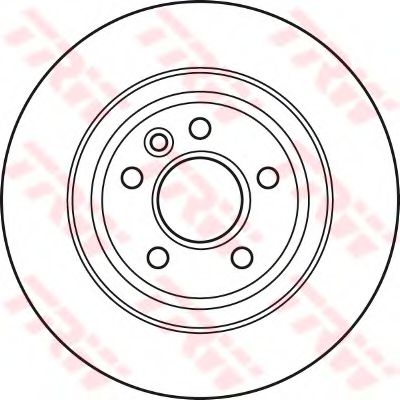 TRW - DF4844 - Тормозной диск (Тормозная система)