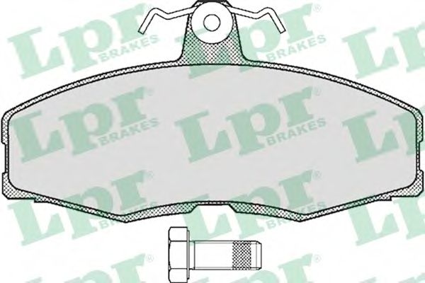 LPR - 05P234 - Комплект тормозных колодок, дисковый тормоз (Тормозная система)