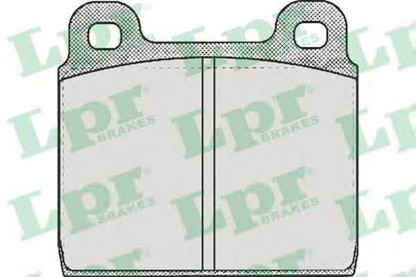 LPR - 05P405 - Комплект тормозных колодок, дисковый тормоз (Тормозная система)