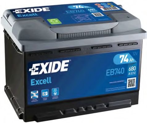 EXIDE - _EB740 - Стартерная аккумуляторная батарея (Система стартера)