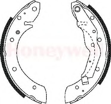 BENDIX - 362340B - Комплект тормозных колодок