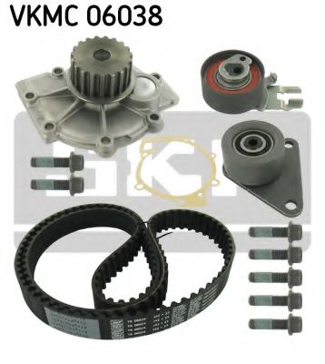 SKF - VKMC 06038 - Водяной насос + комплект зубчатого ремня (Охлаждение)