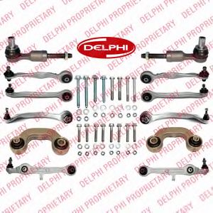 DELPHI - TC1500KIT - Ремкомплект, поперечный рычаг подвески (Подвеска колеса)