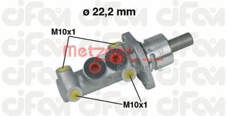 METZGER - 202-302 - Главный тормозной цилиндр (Тормозная система)