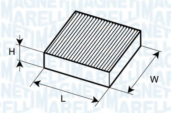 MAGNETI MARELLI - 350203064070 - Фильтр, воздух во внутренном пространстве (Отопление / вентиляция)