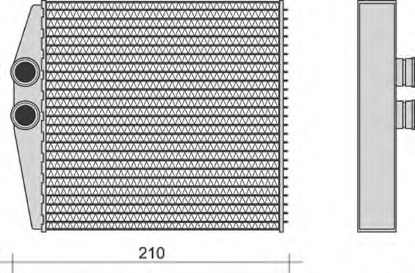 MAGNETI MARELLI - 350218271000 - Теплообменник, отопление салона (Отопление / вентиляция)