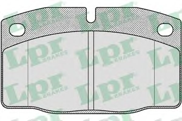 LPR - 05P190 - Комплект тормозных колодок, дисковый тормоз (Тормозная система)