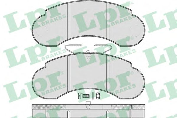 LPR - 05P415 - Комплект тормозных колодок, дисковый тормоз (Тормозная система)